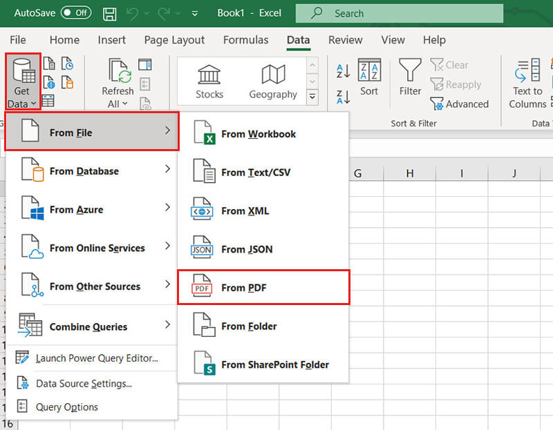 Cách chuyển file PDF sang Excel trên máy tính