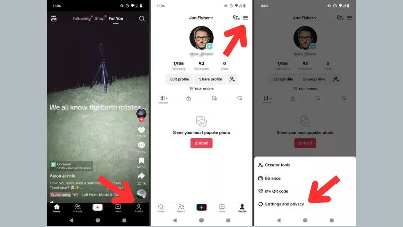 Cách bật tính năng nhắn tin trên TikTok