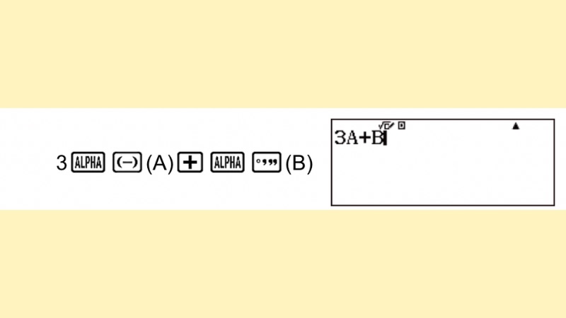 Cách calc biểu thức đơn giản trên máy tính 580