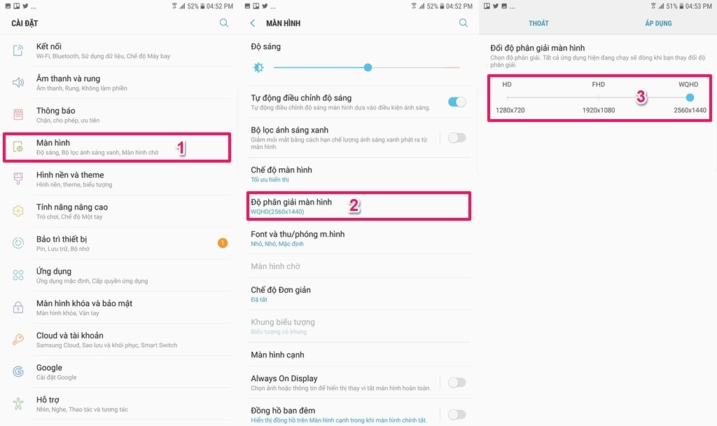 Cách chỉnh DPI trên Realme