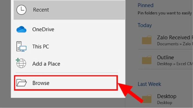Cách lưu file Word bằng Save