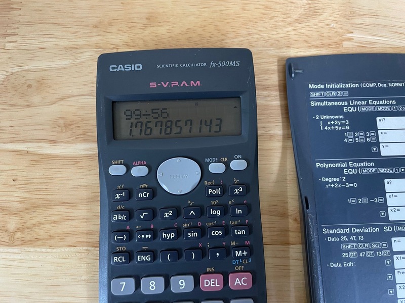 Máy tính Casio FX-500VN PLUS