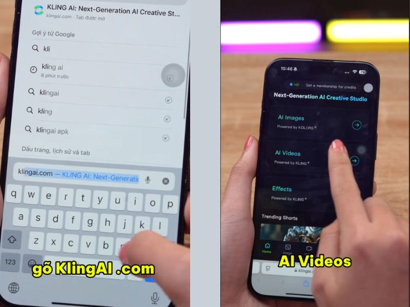 cách tạo video AI ghép với idol
