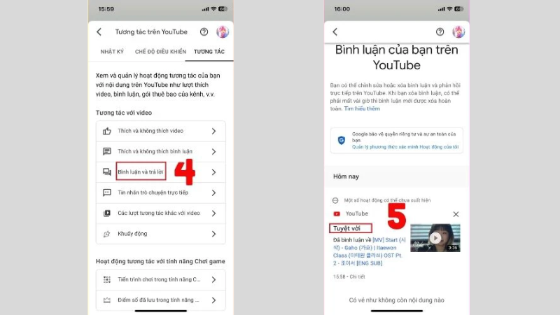 tại sao không thấy comment trên youtube trên điện thoại