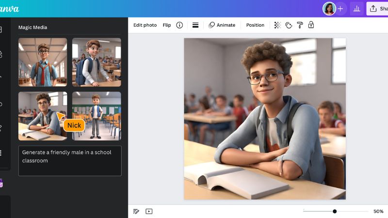 Canva AI Image Generator là gì?