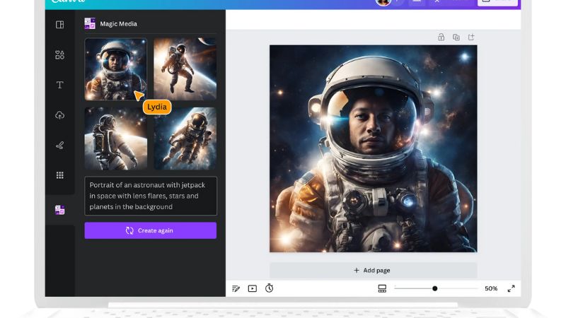 Tùy chỉnh hình ảnh trực tiếp trên Canva