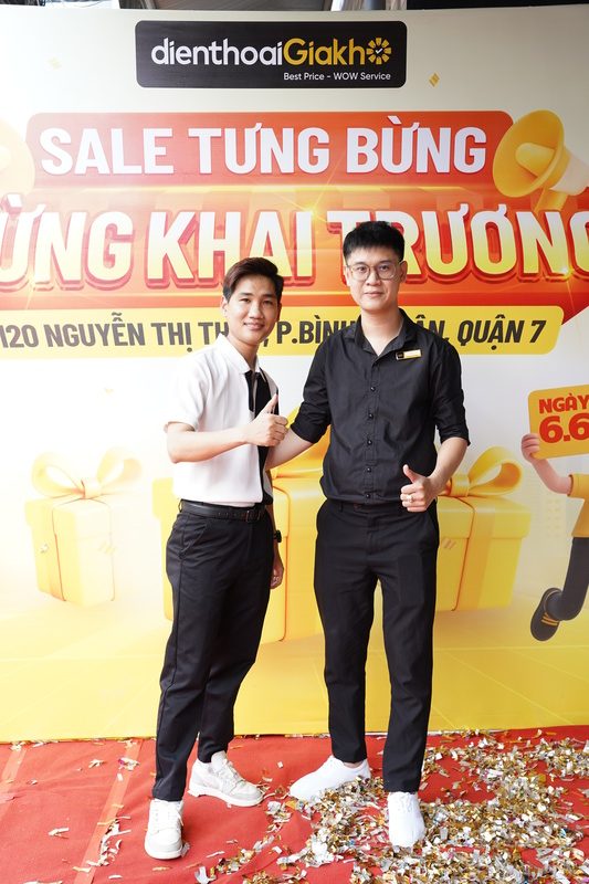 khai trương điện thoại giá kho