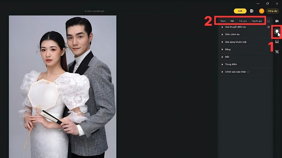 Retouch chân dung