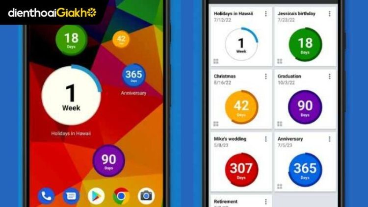 app đếm ngược ngày thi đại học