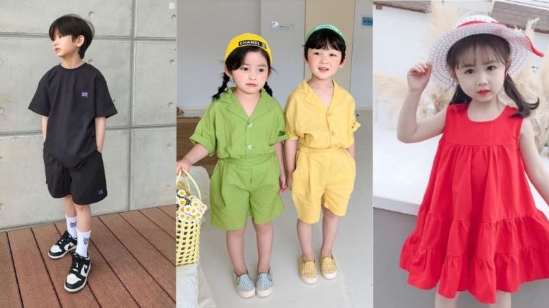Thời trang cho bé mùa hè