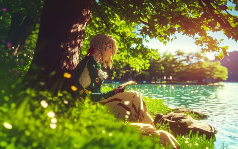 hình nền anime siêu thơ