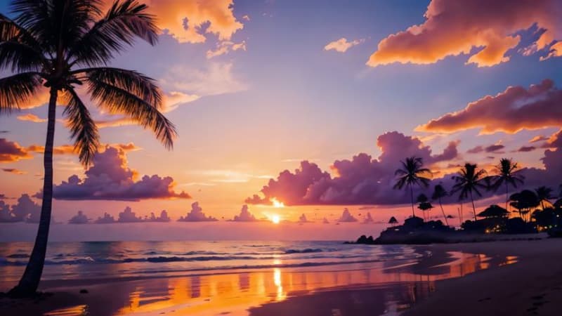 Hình nền biển chill cho máy tính