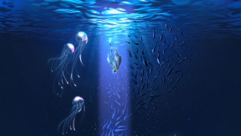 Hình nền biển đêm cho máy tính ful HD