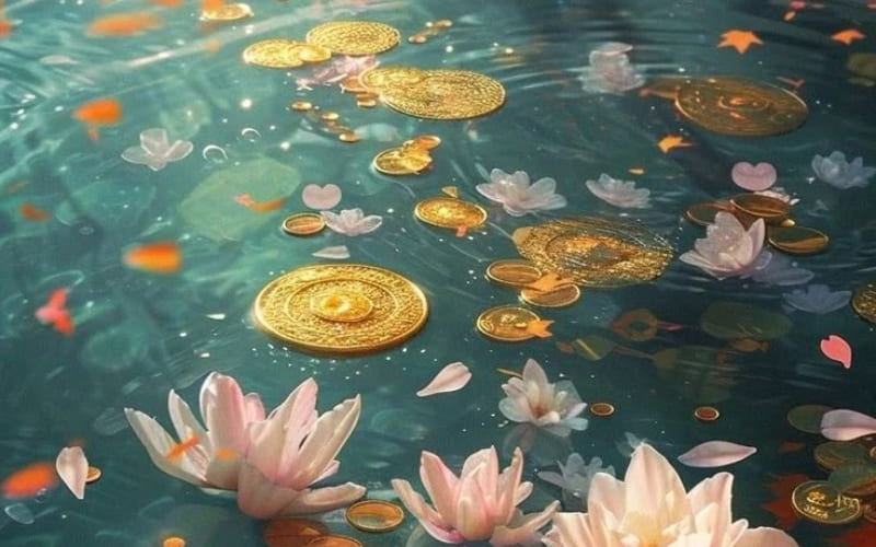 hình nền máy tính thu hút tiền tài