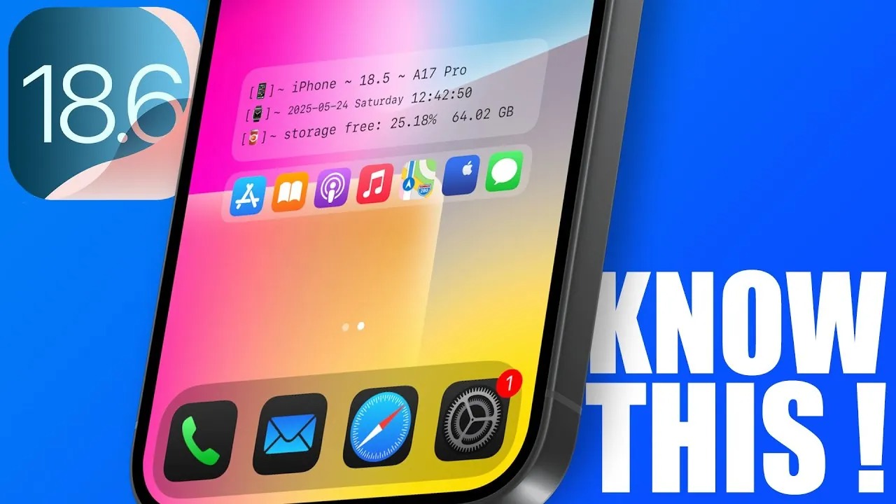 iOS 18.6 có gì mới