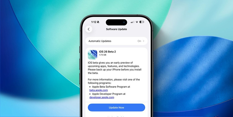 iOS 26 beta 2