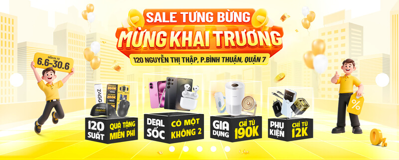 khai trương điện thoại giá kho
