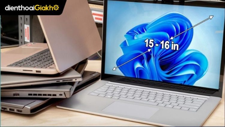 laptop 15.6 inch dài rộng bao nhiêu cm