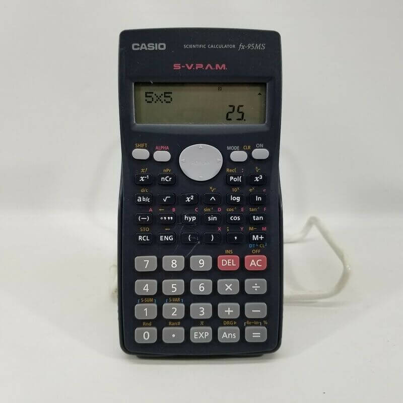 Khôi phục máy Casio FX-95MS
