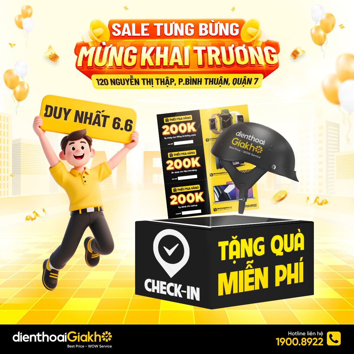 SALE TƯNG BỪNG - MỪNG KHAI TRƯƠNG