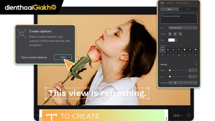 tạo phụ đề tiếng Việt trên CapCut PC