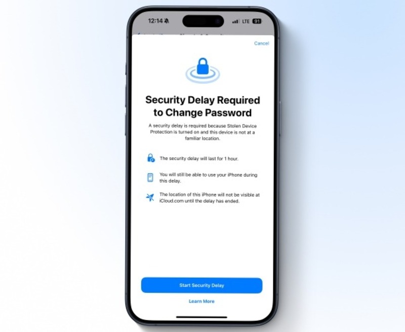 tắt tính năng trì hoãn bảo mật trên iphone