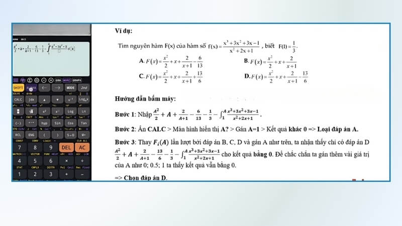 Cách tìm một nguyên hàm F(x) của hàm số f(x) với F(x0)=M