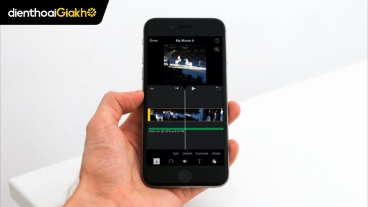tua nhanh video trên iphone