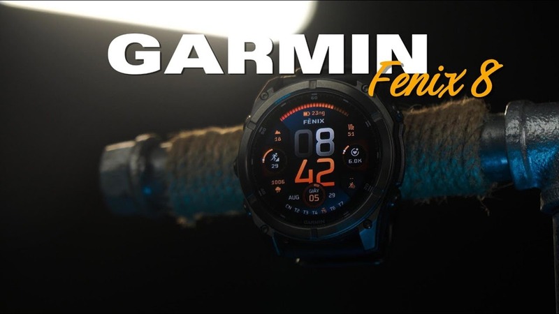 Đồng hồ Garmin Fenix 8 Sapphire AMOLED Titanium 47mm