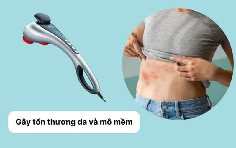 tác hại của máy massage cầm tay