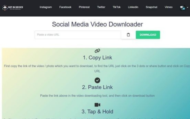 tải video trên Pinterest về điện thoại