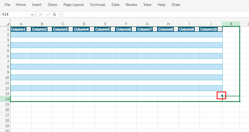 cách thêm dòng trong excel