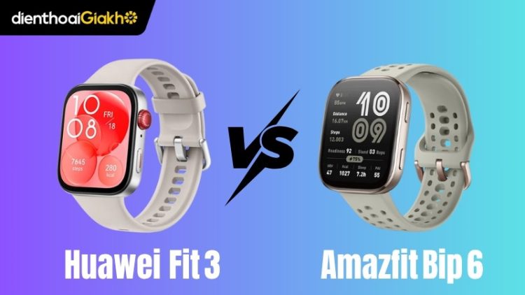 amazfit bip 6 vs huawei watch fit 3