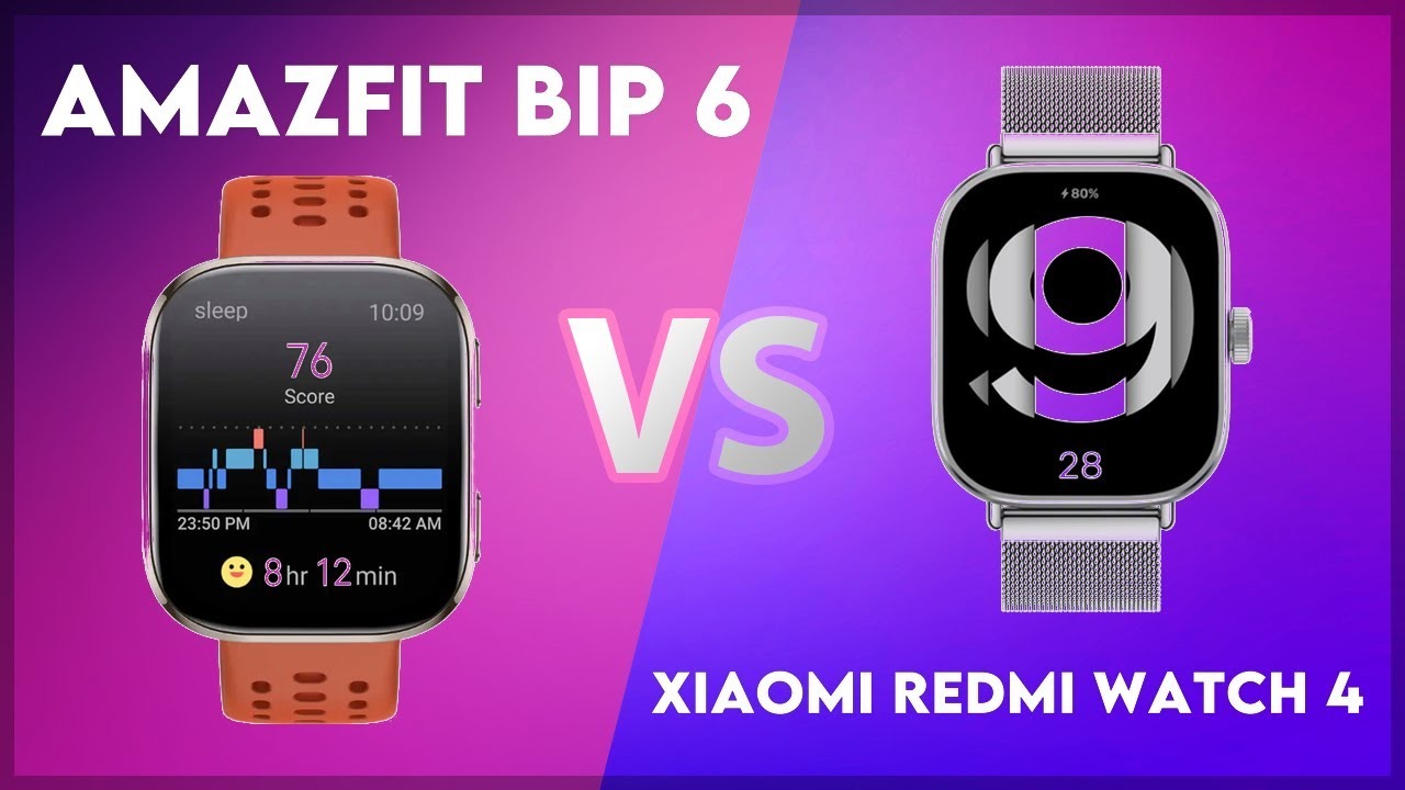 amazfit bip 6 vs redmi watch 4