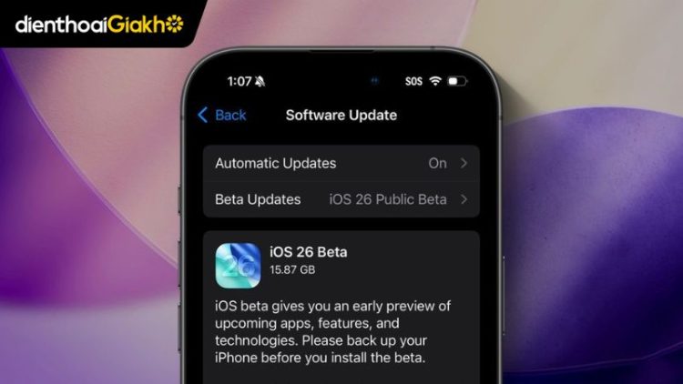 Cách cài iOS 26 beta