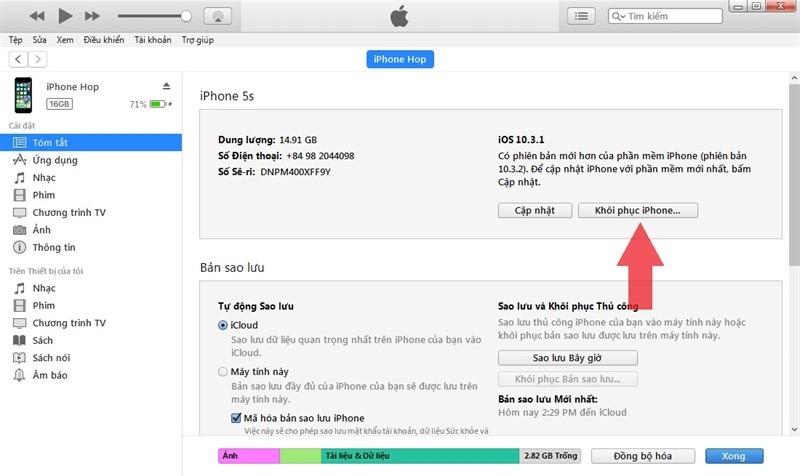 Trường hợp quên mật khẩu iPhone