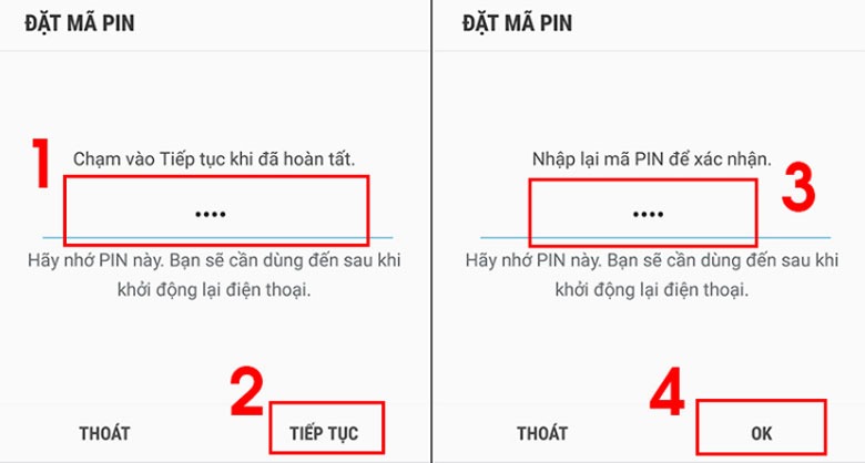 cách đổi mật khẩu điện thoại Android