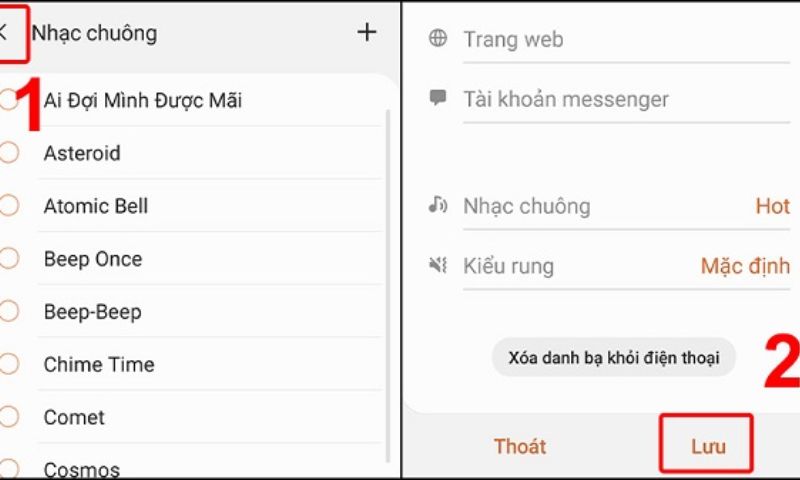 cách đổi nhạc chuông điện thoại Samsung 