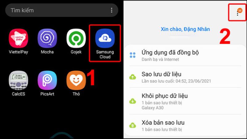 cách giải phóng dung lượng Samsung