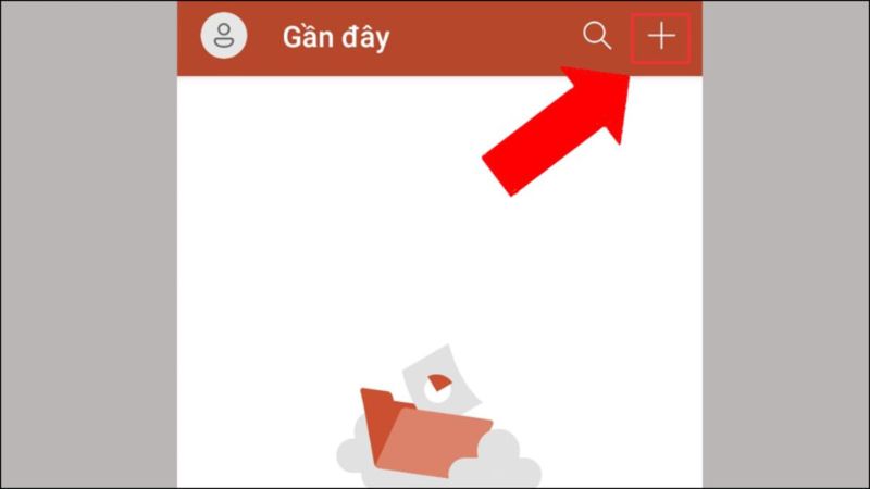 Chọn biểu tượng dấu cộng (+)