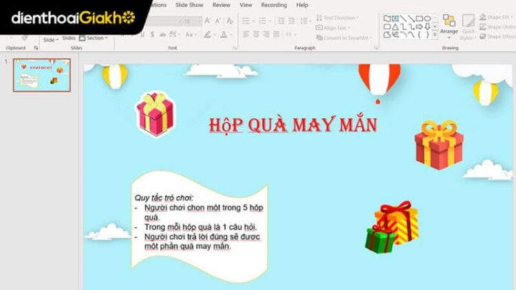 Hướng dẫn cách làm trò chơi ngay trên PowerPoint