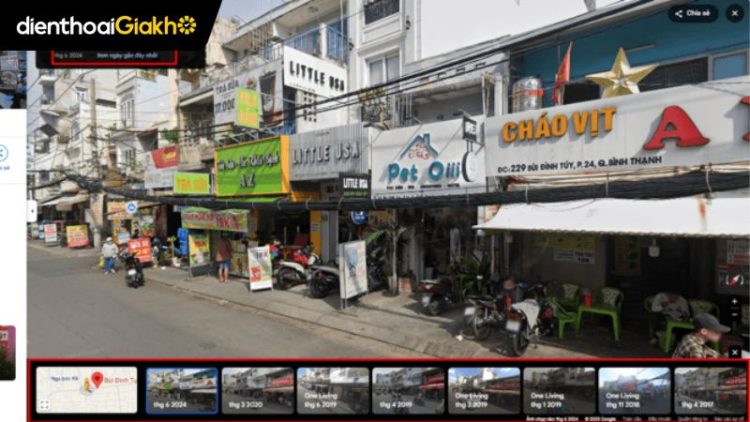 cách xem Google Map thấy cận nhà