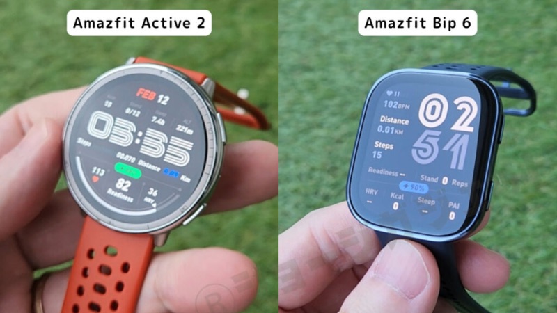 Chế độ tập luyện Active 2 tốt hơn Amazfit Bip 6