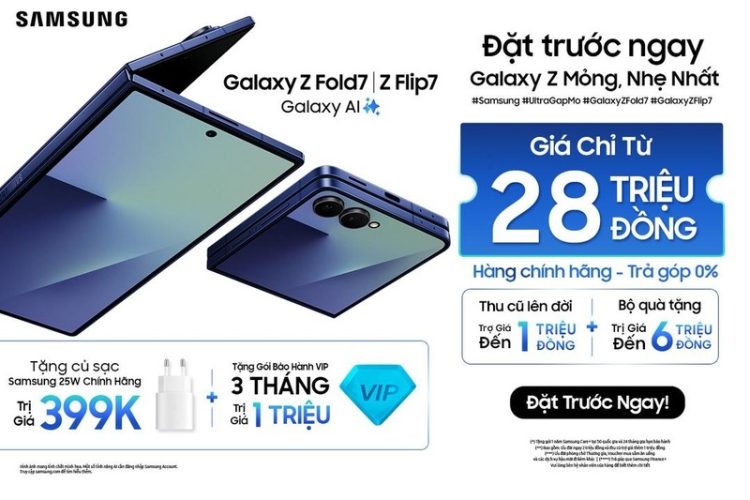 Đặt trước Galaxy Z Fold7