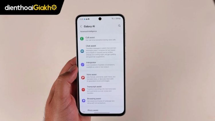 Galaxy S25 FE nâng cấp sạc