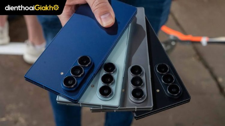 Bảng màu của Samsung Galaxy Z Fold 7