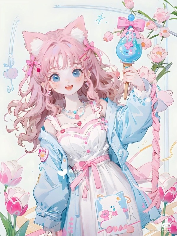 hinh-nen-chibi-mau-hong