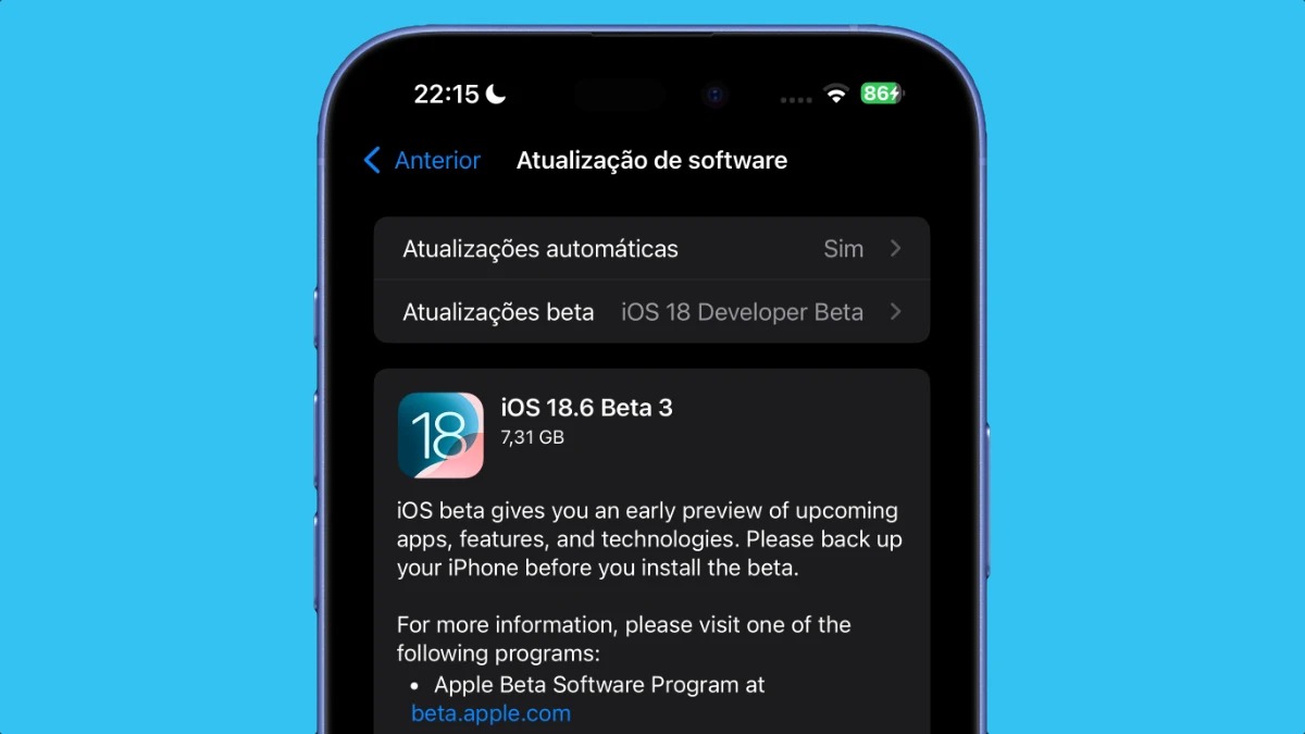 iOS 18.6 beta 3