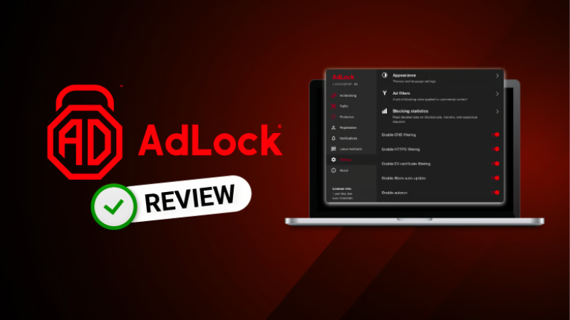 Phần mềm chặn quảng cáo trên điện thoại Adlock