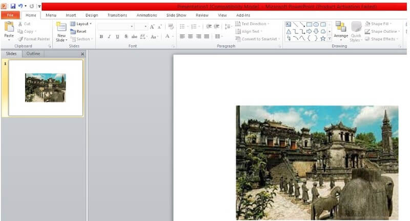 Cách tạo trò chơi đoán hình trên PowerPoint bước một 2